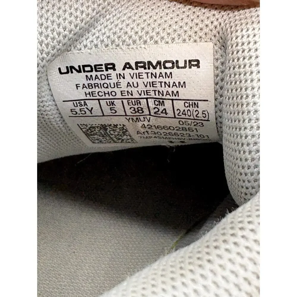 Under Armour Curry 37Z Basketball Shoes Youth Size 5.5Y 30296623-101